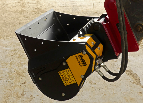 Schaufelseparator MS01 mieten - MB Crusher HDS207